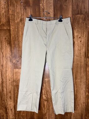 Men's Casual Straight Cargo Pants - Tan